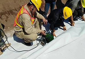 復合土工膜施工案例 復合土工膜施工案例